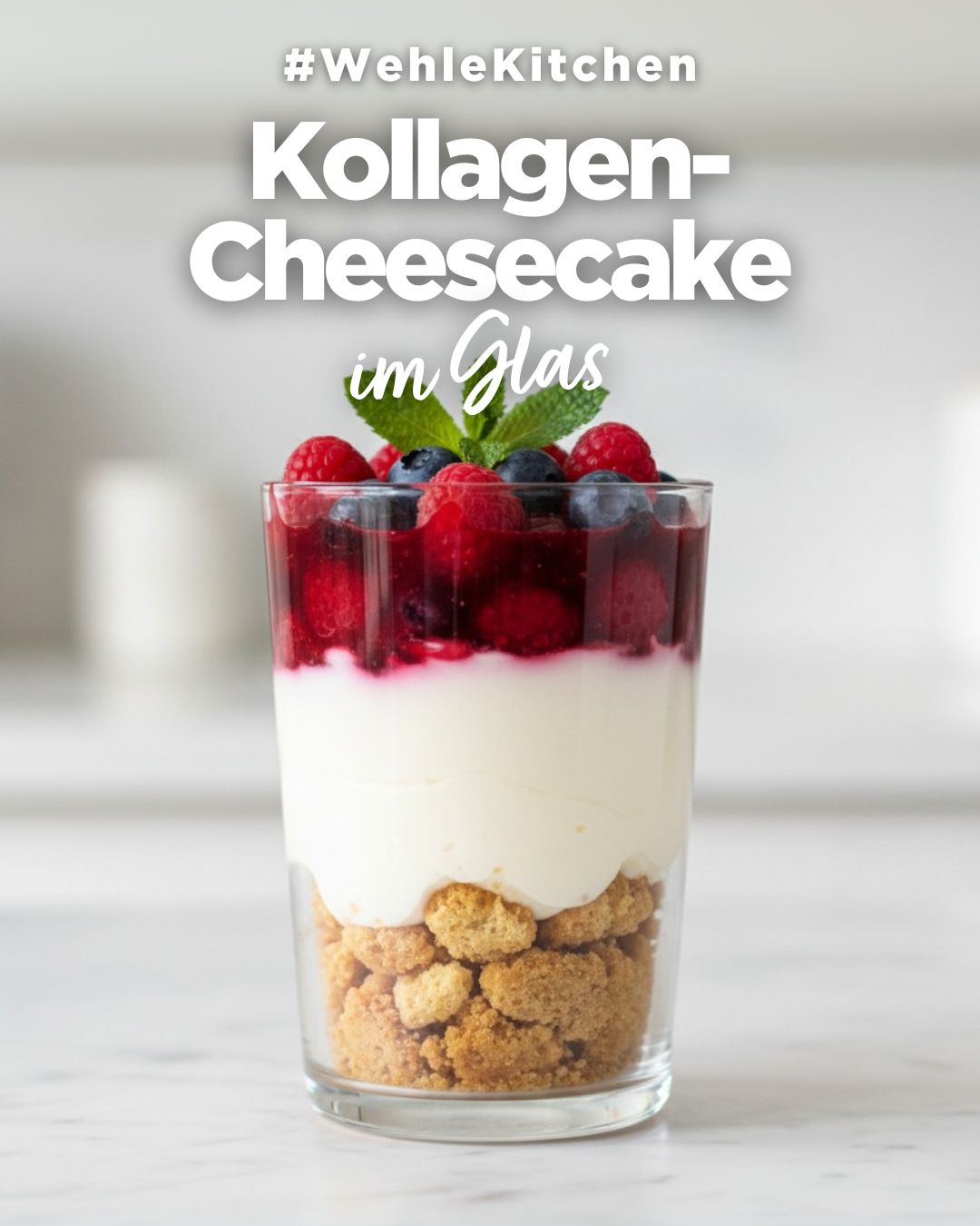 🍰 Kollagen-Cheesecake im Glas – dein Protein-Beauty-Dessert
