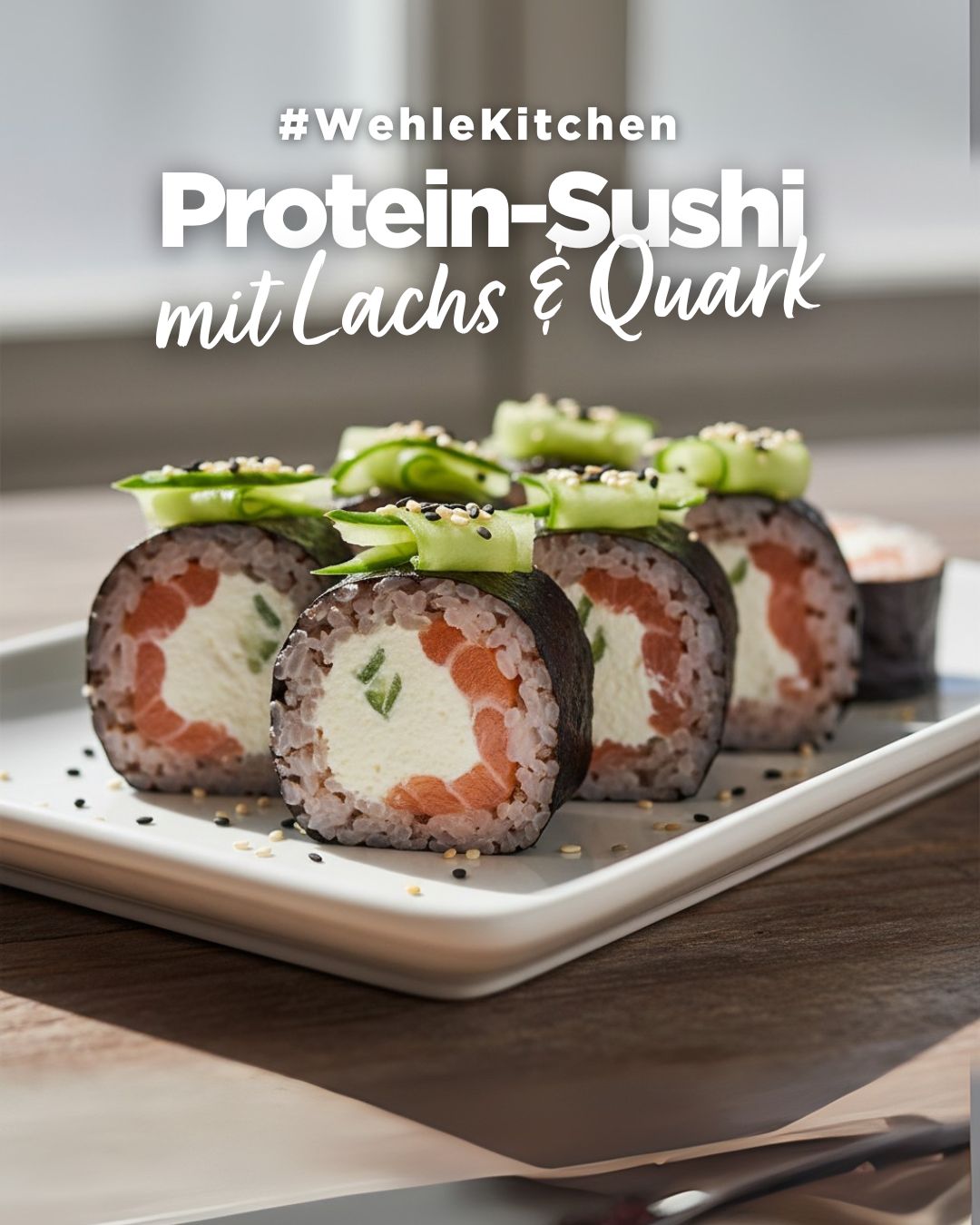 🍣 Protein-Sushi mit Lachs & Quark – dein Cheat-Free Abend-Highlight
