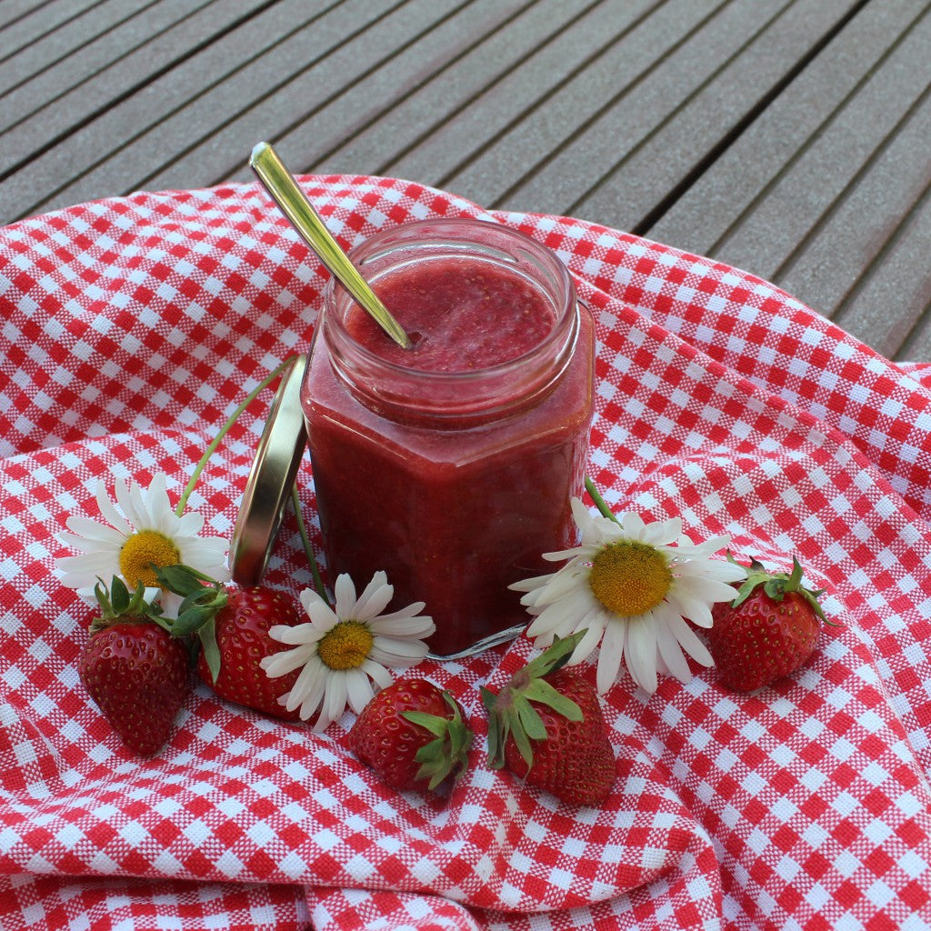 Gesunde Erdbeer-Chia-Marmelade