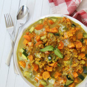 Süßkartoffel-Linsen-Curry
