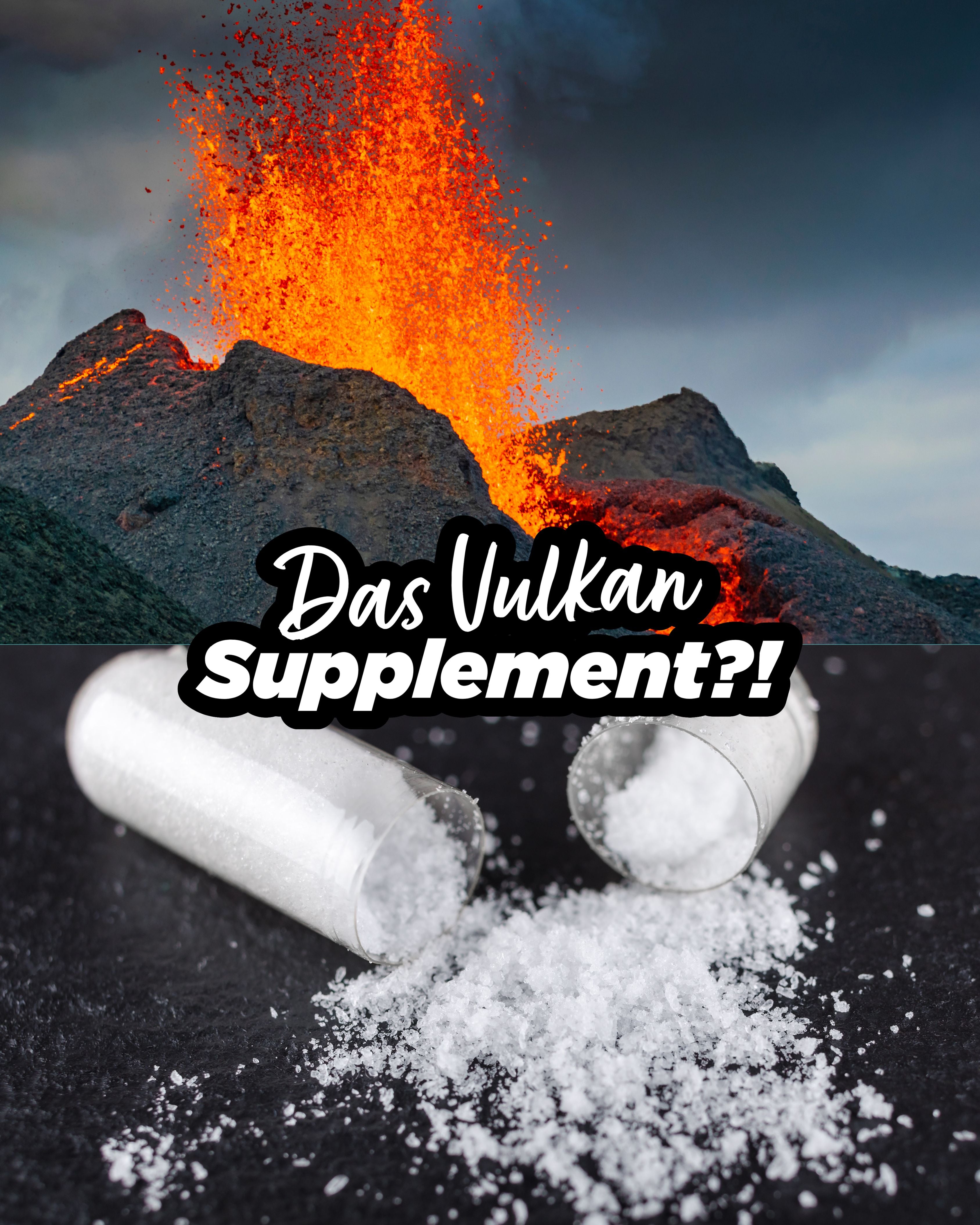 😳 Schwefel soll gesund sein?! Vom Vulkanausbruch zum Nahrungsergänzungsmittel: MSM unter der Lupe