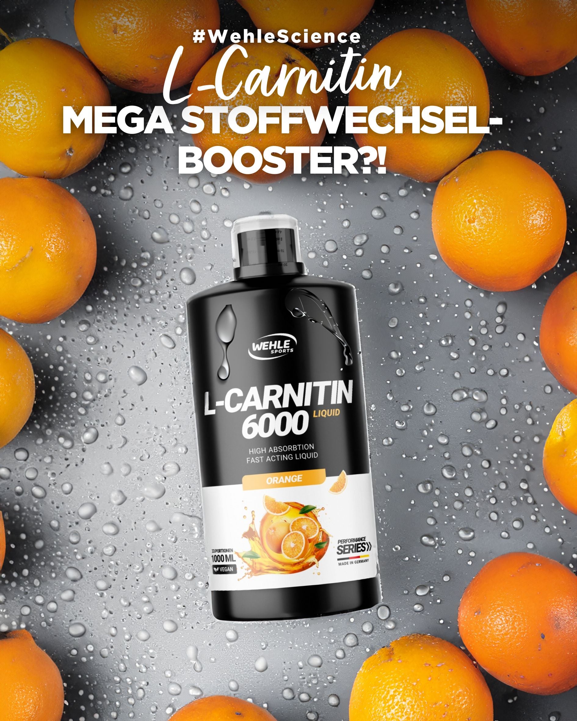 L-CARNITIN: MEGA Stoffwechsel-BOOSTER?!