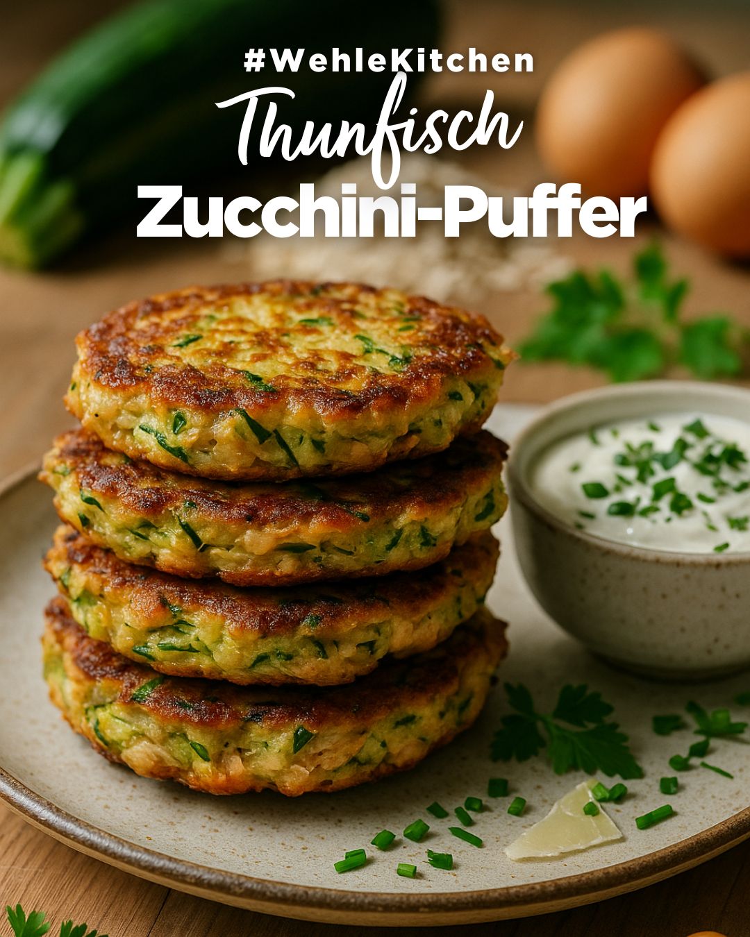Thunfisch-Zucchini-Puffer – der Mealprep-Star voller Protein