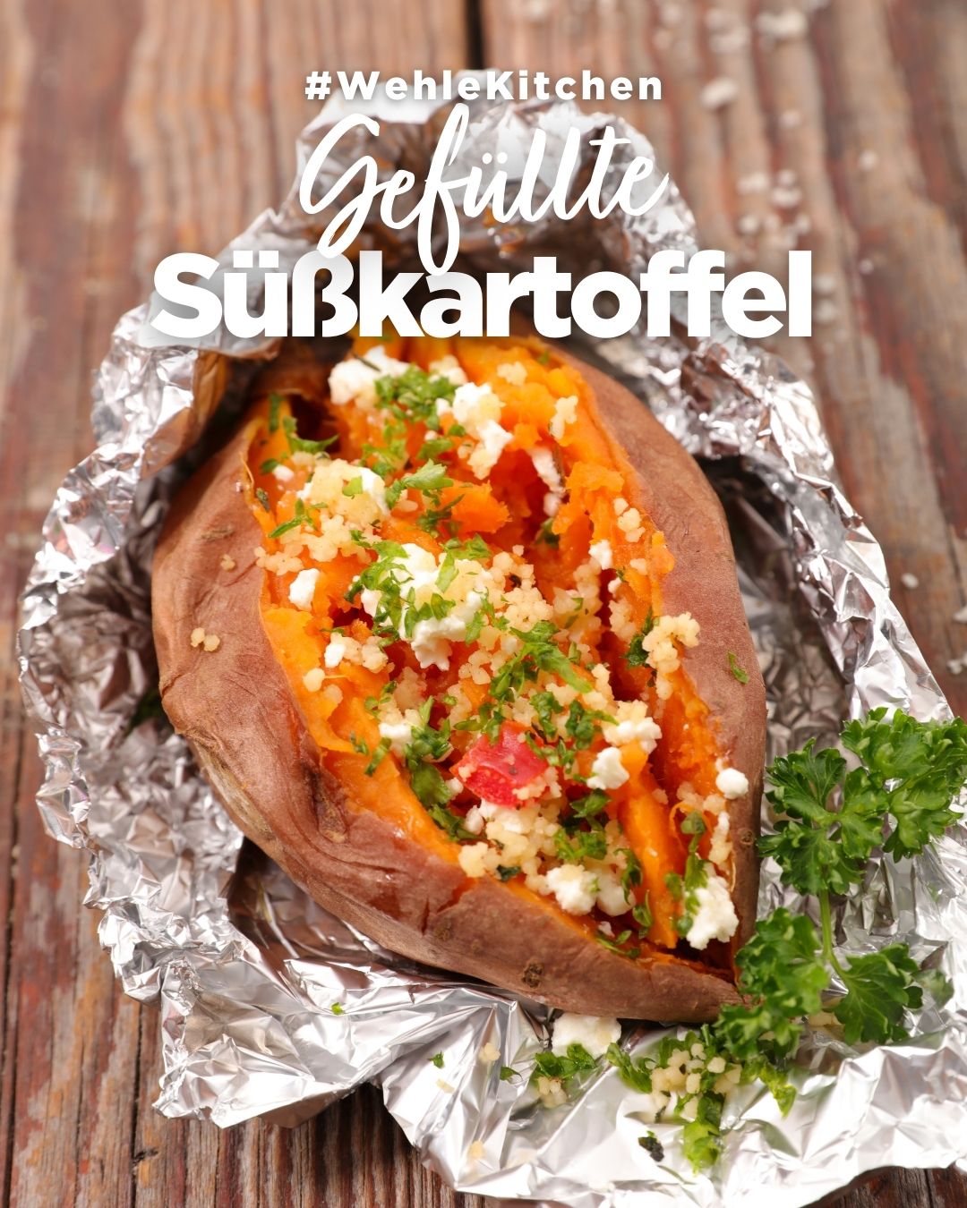 Gefüllte Süßkartoffel – Die perfekte Fitness-Mahlzeit mit extra Protein