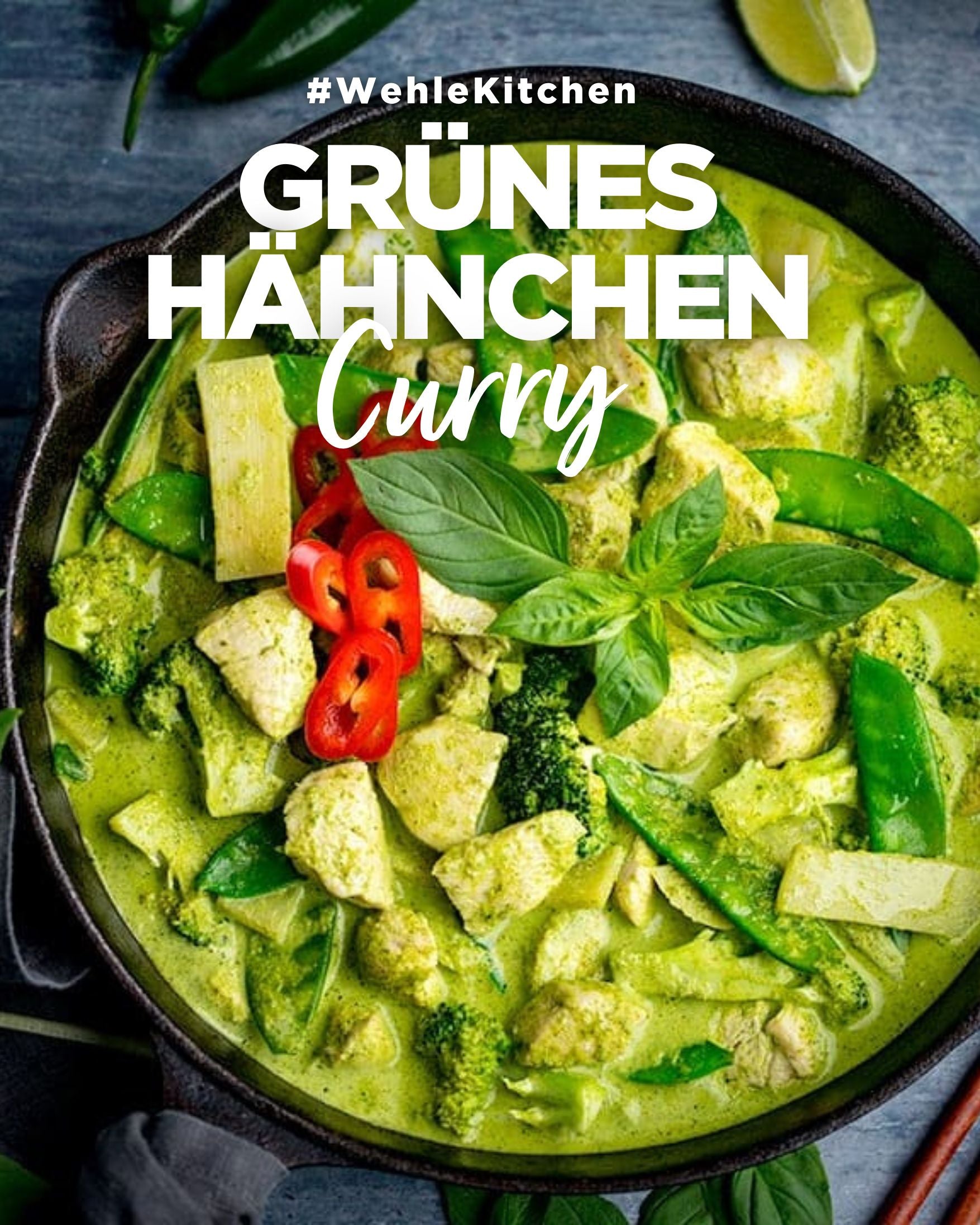 GRÜNES Hähnchen CURRY 💚