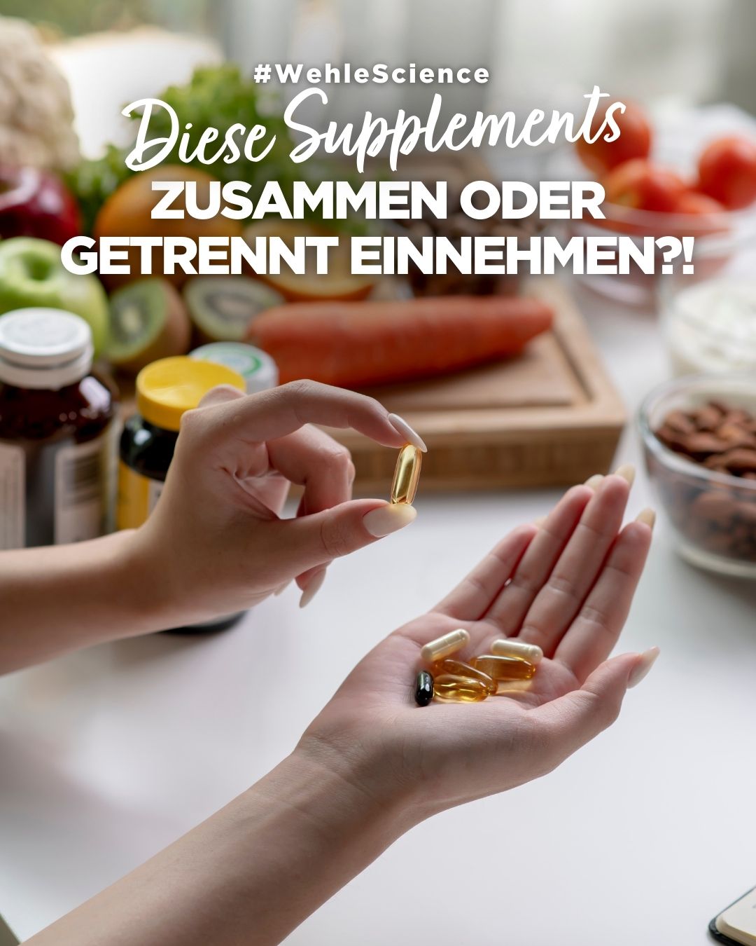Synergie und Blockade – Wie man Nahrungsergänzungsmittel richtig kombiniert