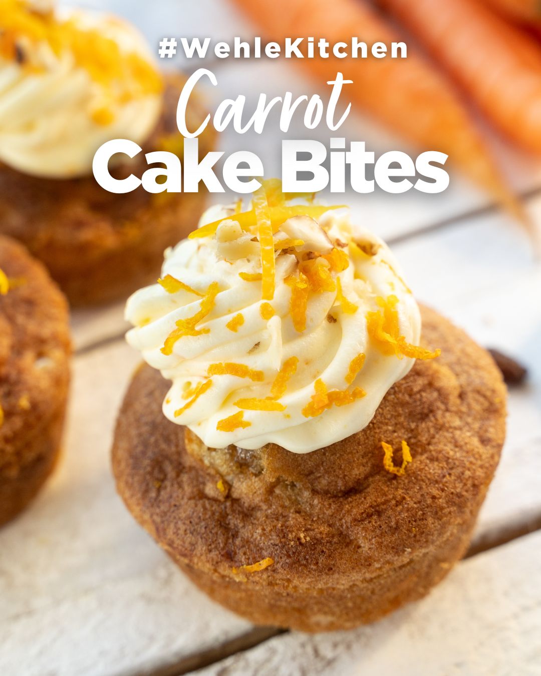 🥕 Carrot Cake Bites – der süße Fitness-Snack für unterwegs (mit Whey-Power!)