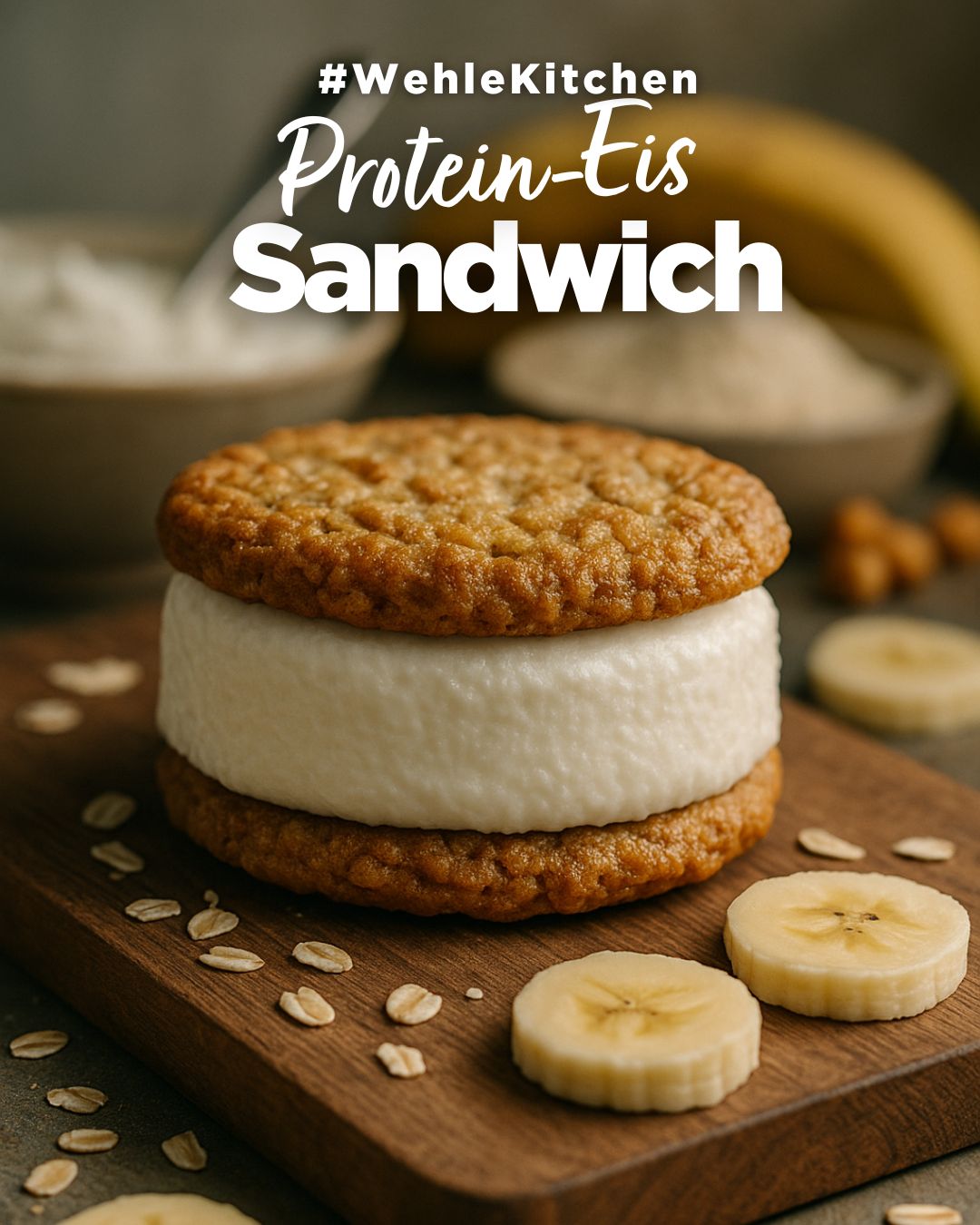 Protein-Eis-Sandwich – Der gesunde Sommer-Snack mit Extra-Protein