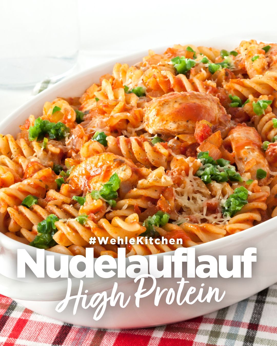High Protein Nudelauflauf