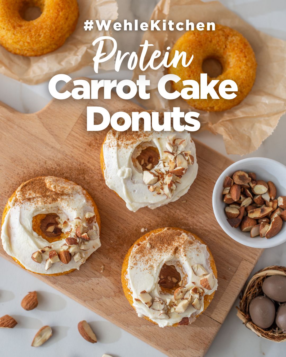 🥕 Carrot Cake Protein Donuts – Oster-Edition!