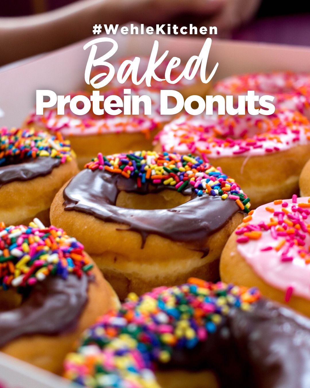 Baked Protein Donuts mit Tasty Whey Schoko: Fitness trifft Genuss