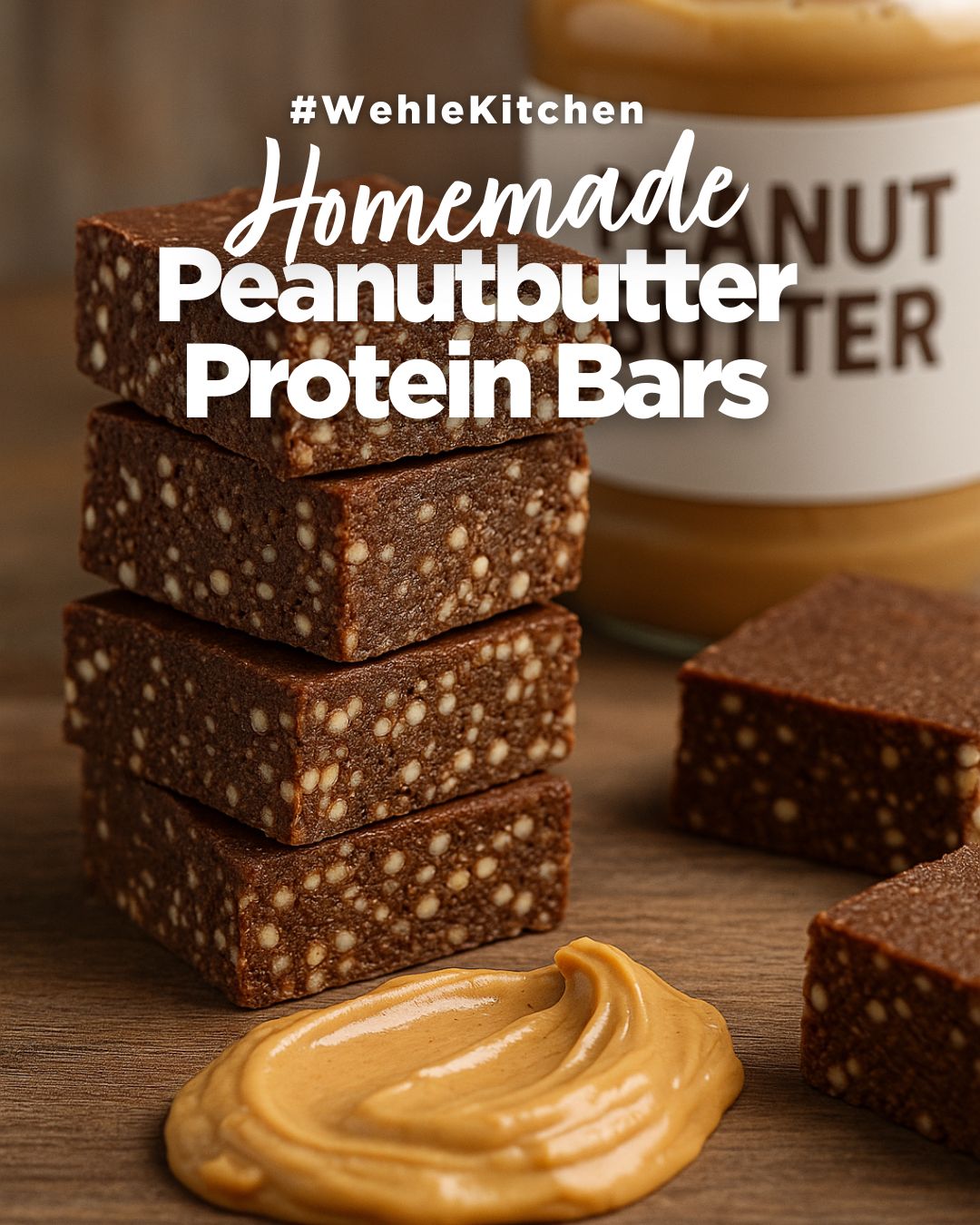 🥜 Homemade Peanutbutter Protein Bars