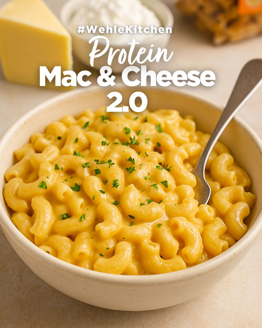 🧀 Protein Mac & Cheese 2.0 – Low-Carb, cremig, voller Gains!