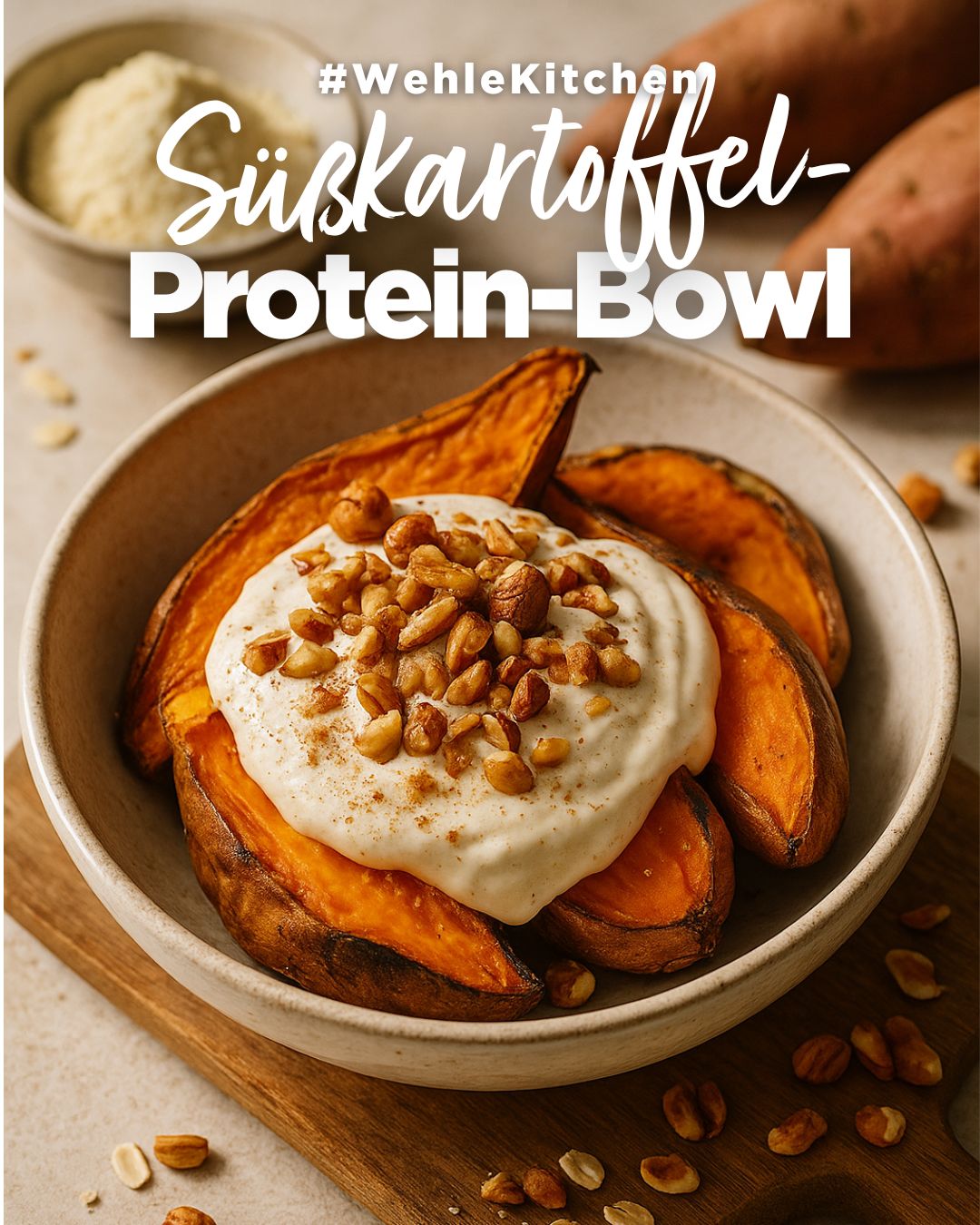 Süßkartoffel-Protein-Bowl – das süß-salzige Fitness-Frühstück