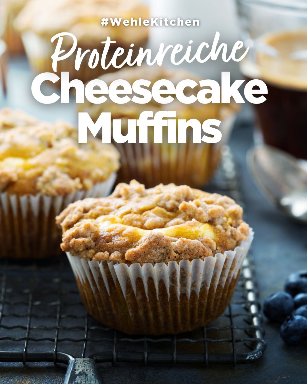 Proteinreiche Cheesecake Muffins: Der perfekte Snack für Fitness-Fans