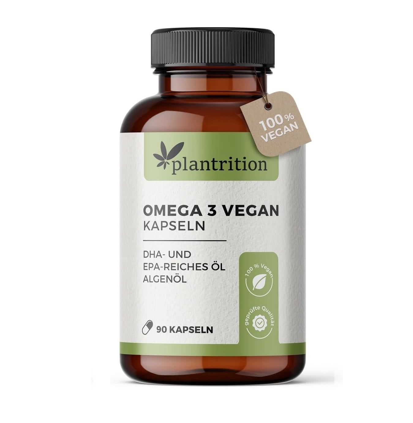 plantrition Omega 3 Algenöl - 90 Kapseln