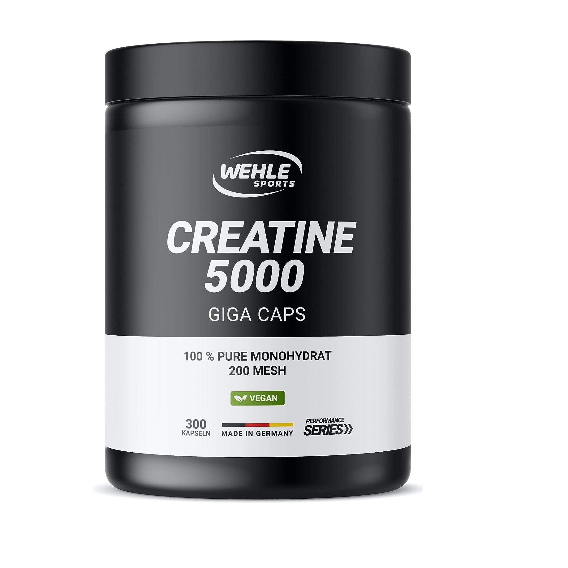 Wehle Sports Creatine Monohydrat Giga Caps - 300 Kreatin Kapseln