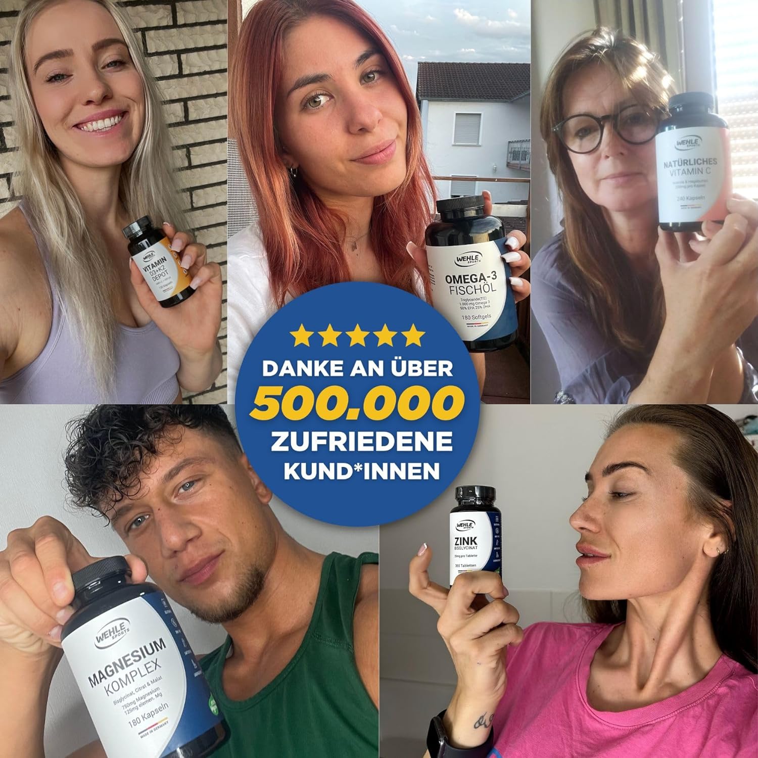 Wehle Sports Collagen Peptide - 300 Kollagen Kapseln