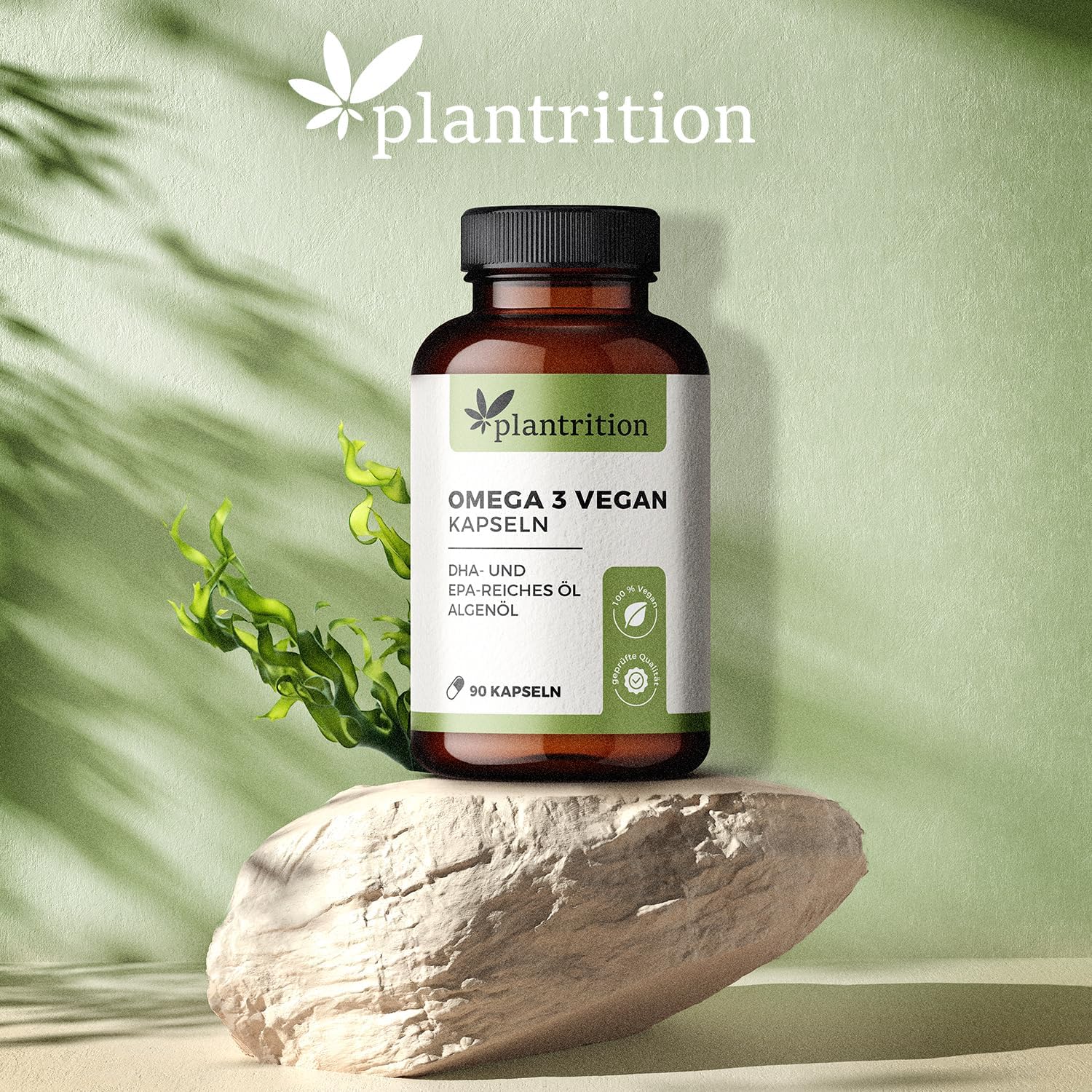 plantrition Omega 3 Algenöl - 90 Kapseln