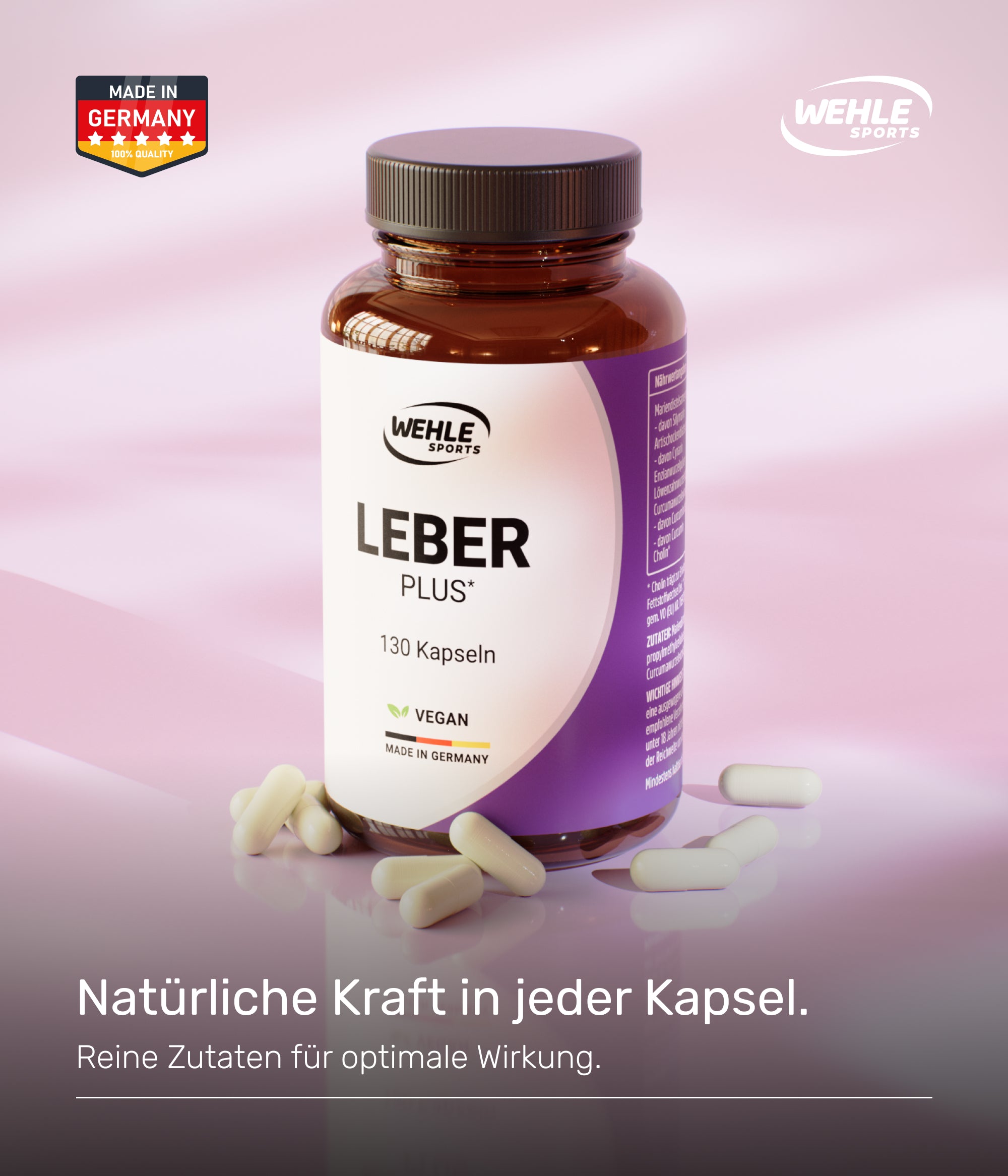 Wehle Leber Komplex mit Mariendistel - 130 Kapseln