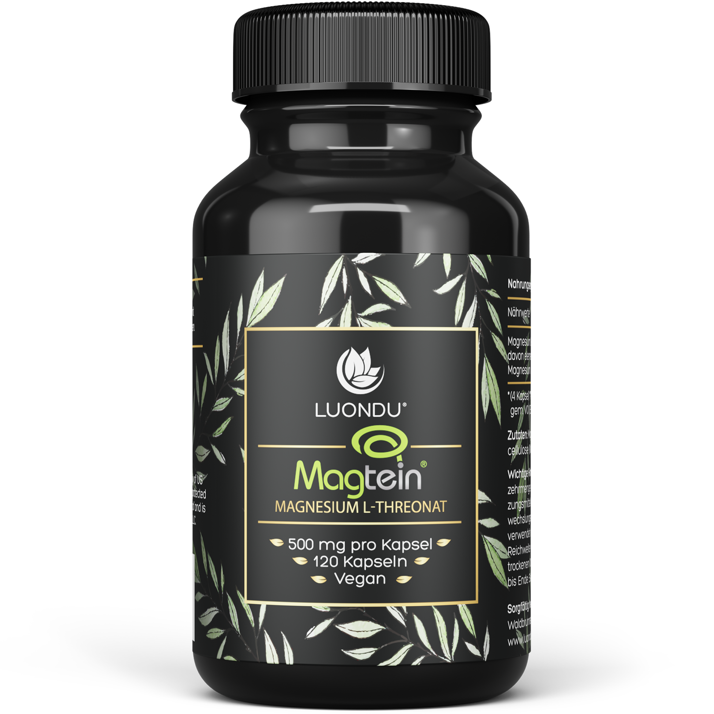 Luondu Magtein® Magnesium L-Threonate - 120 Kapseln