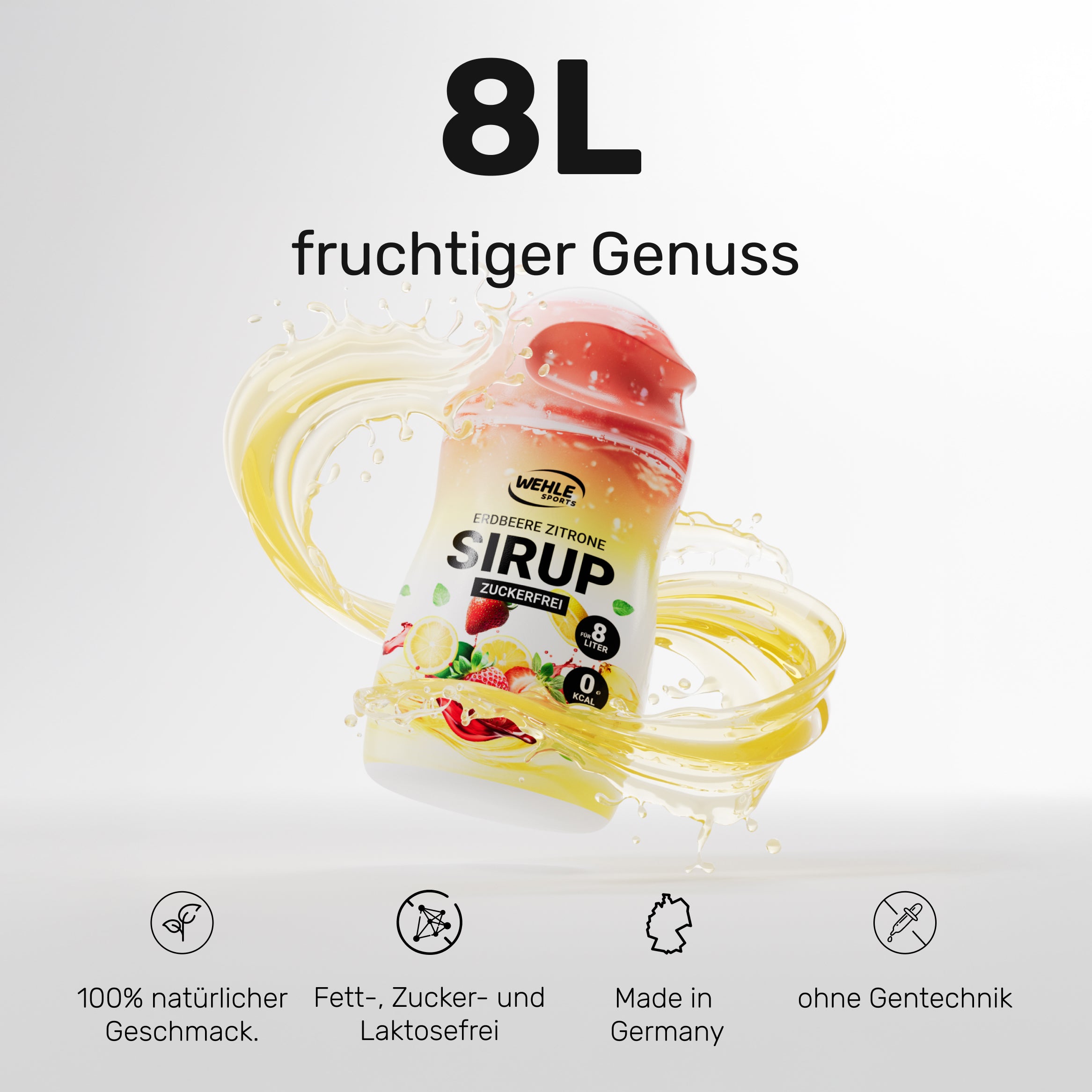 Wehle Zero Sirup Getränkesirup ohne Zucker - 65ml