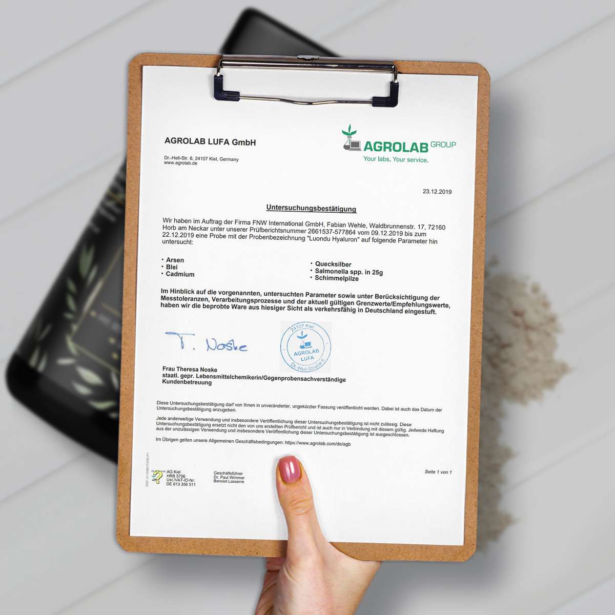 Luondu Hyaluronsäure 500mg Vitaminen & Mineralstoffen - 90 Kapseln