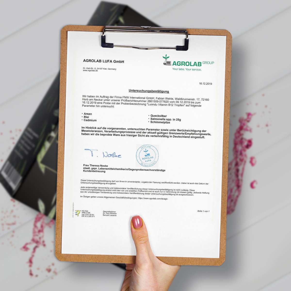 Luondu Vitamin B12 Tropfen flüssig 200µg pro Tropfen - 50ML