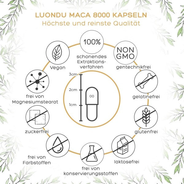 Luondu Maca 8000 Gold 20:1 Extrakt
