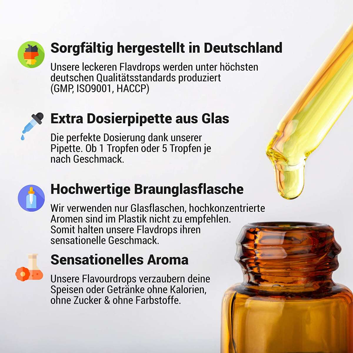 Wehle Sports Flavdrops Aroma Tropfen - 50ml Flasche