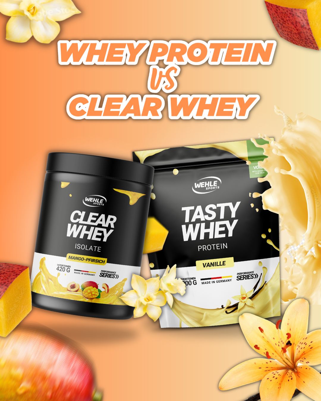 Whey Protein vs. Clear Whey Protein – Ein tiefgehender Vergleich