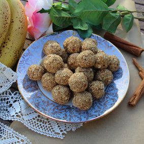 Bananen-Lebkuchen-Bällchen
