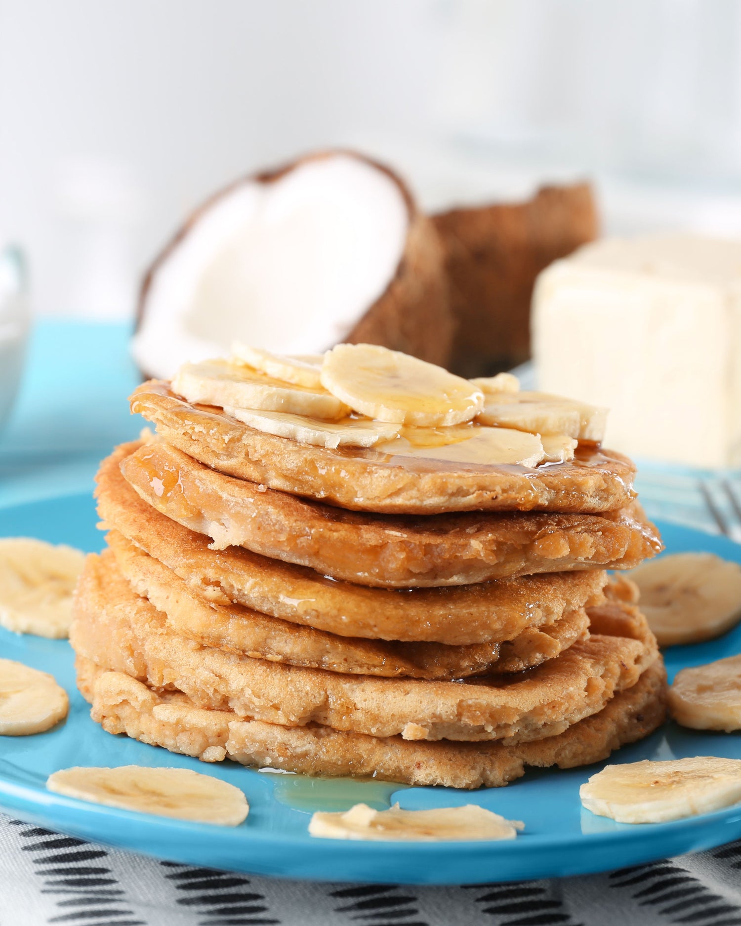 🥥 Kokosnuss-Protein-Pancakes: Ein tropischer Start in den Tag