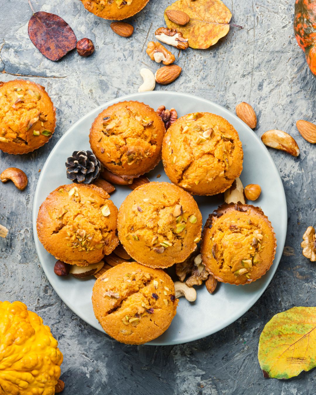🍂 Herbstliche Protein-Kürbis-Muffins