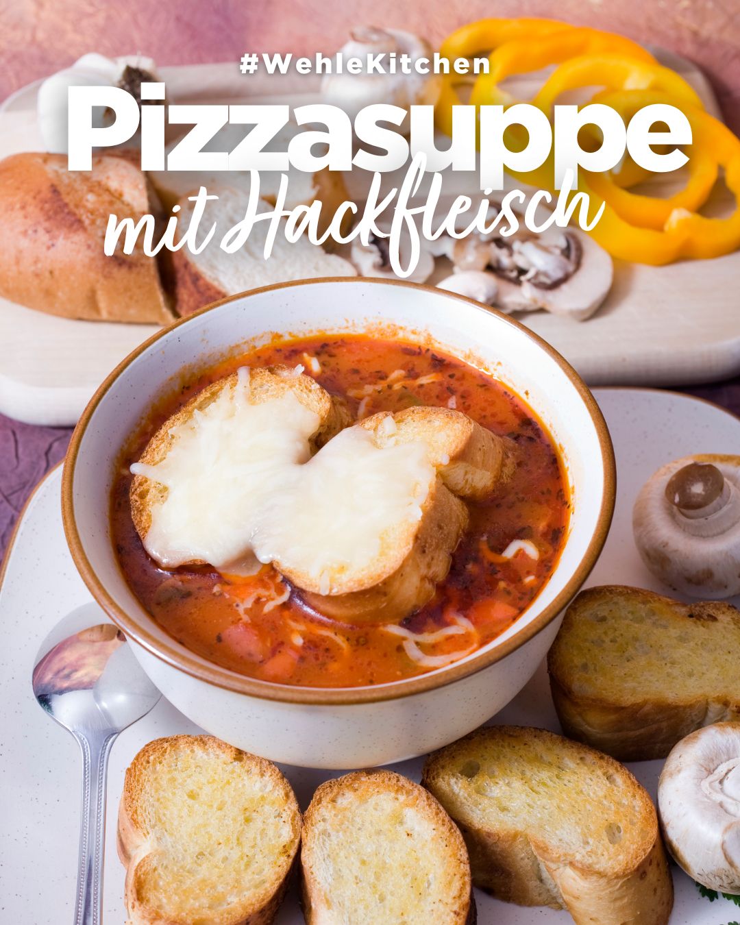 Pizzasuppe mit Hackfleisch: Ein herzhaftes Rezept für die ganze Famili