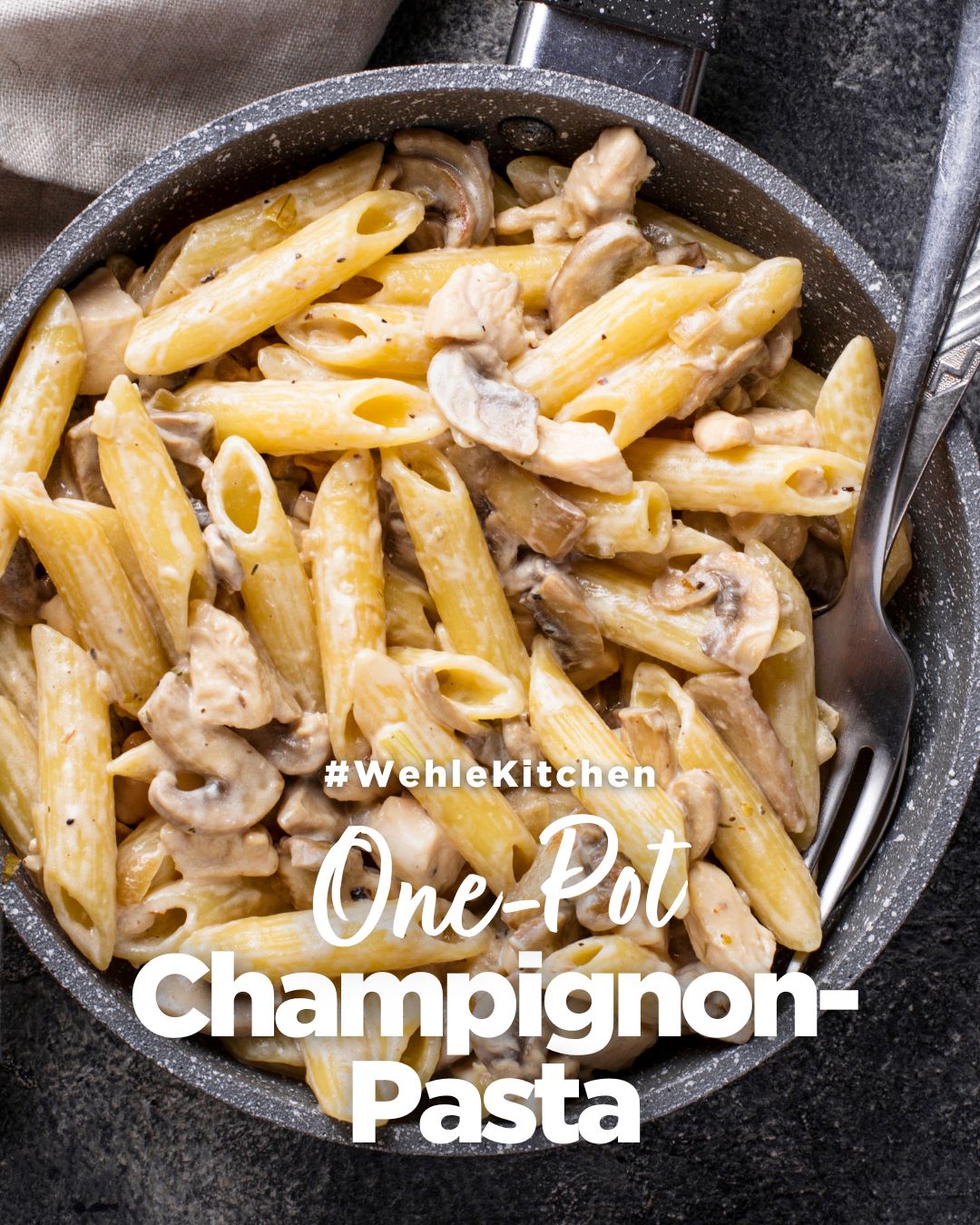 One-Pot-Champignon-Pasta: Schnelle und leckere Fitnessküche