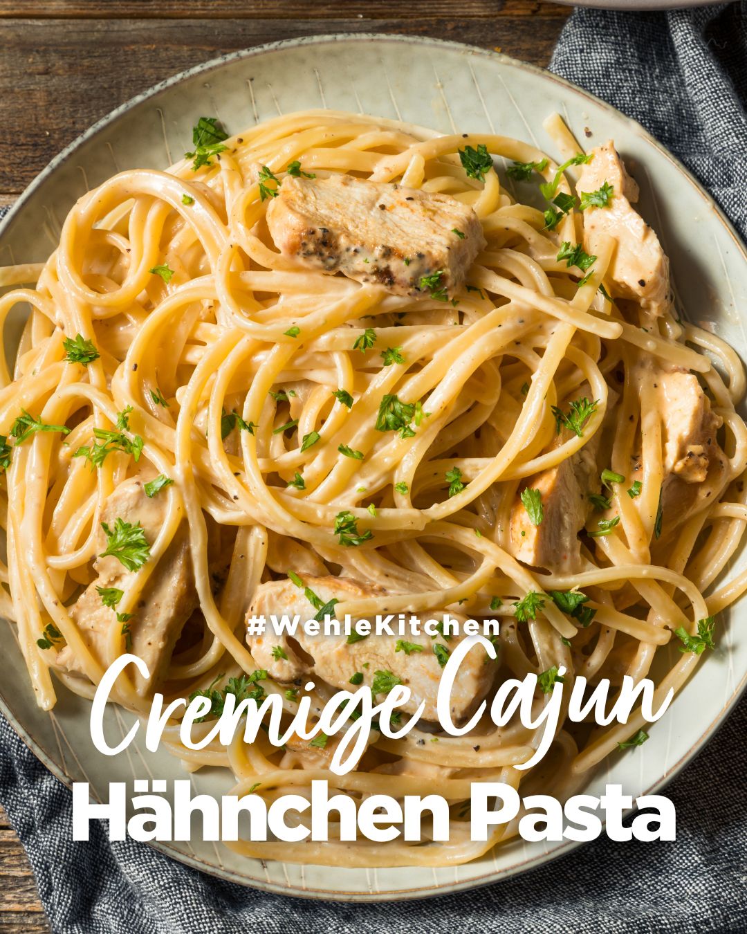 Cremige Cajun Hähnchen Pasta: Ein würziges Soulfood für jeden Tag