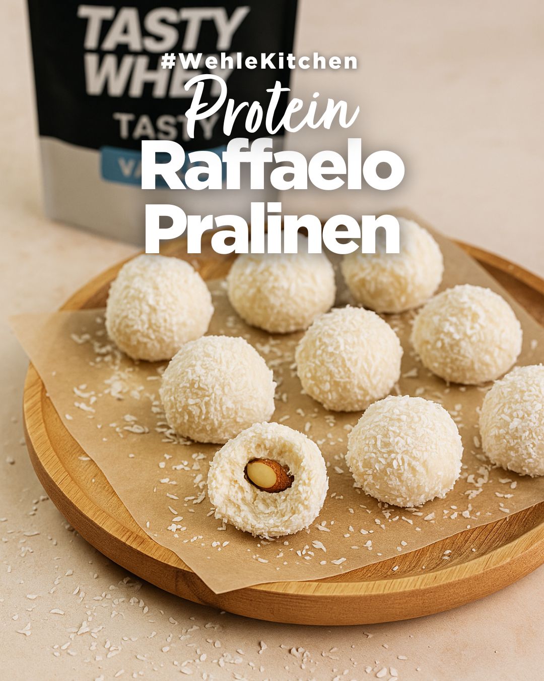 Protein Raffaelo Pralinen – Clean Snack mit Urlaubsfeeling