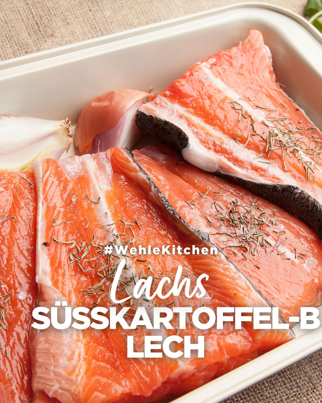 Gesundes und Leckeres Rezept: Lachs-Süßkartoffel-Blech