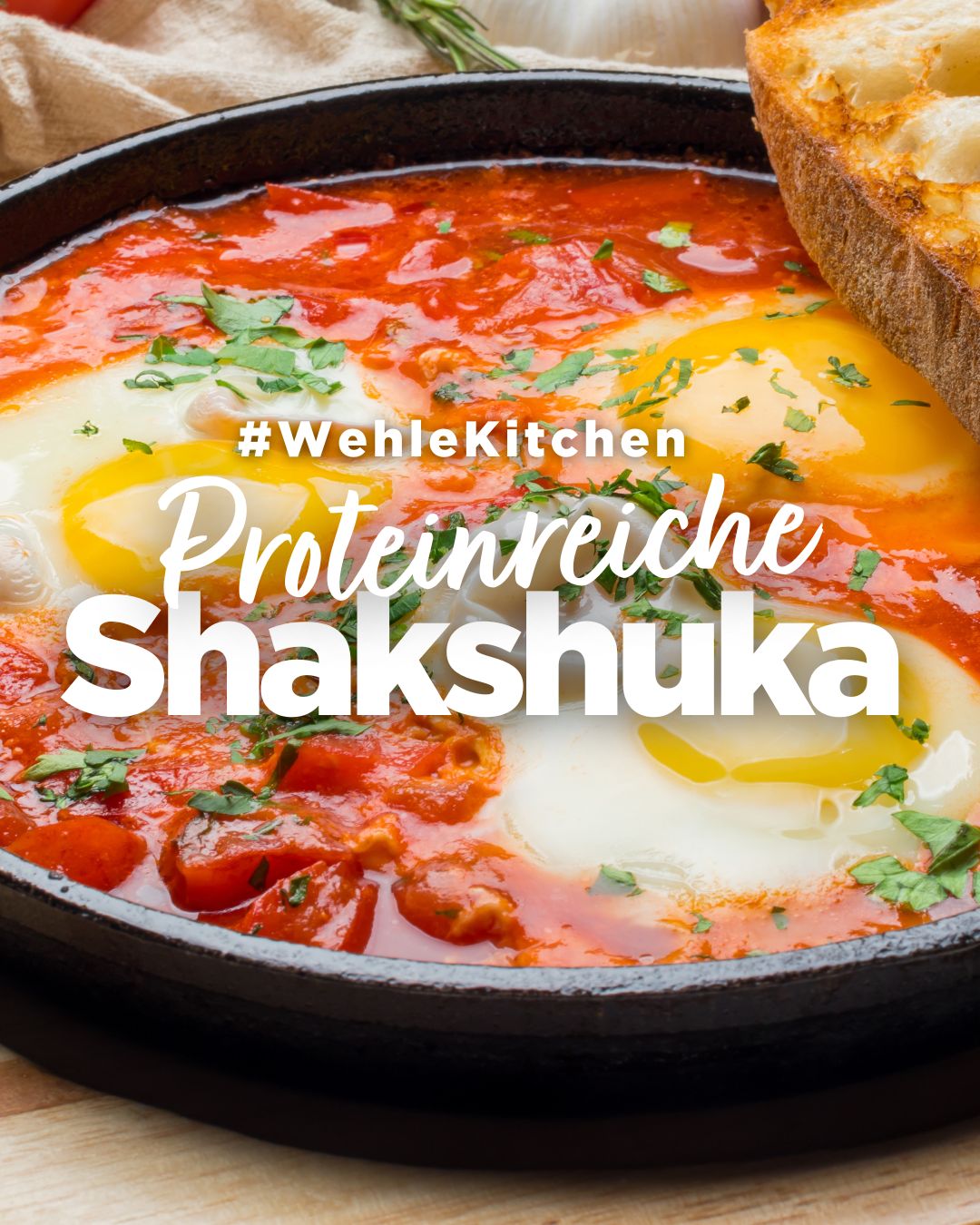 Proteinreiche Shakshuka mit Kichererbsen: Herzhaft, gesund und voller Energie