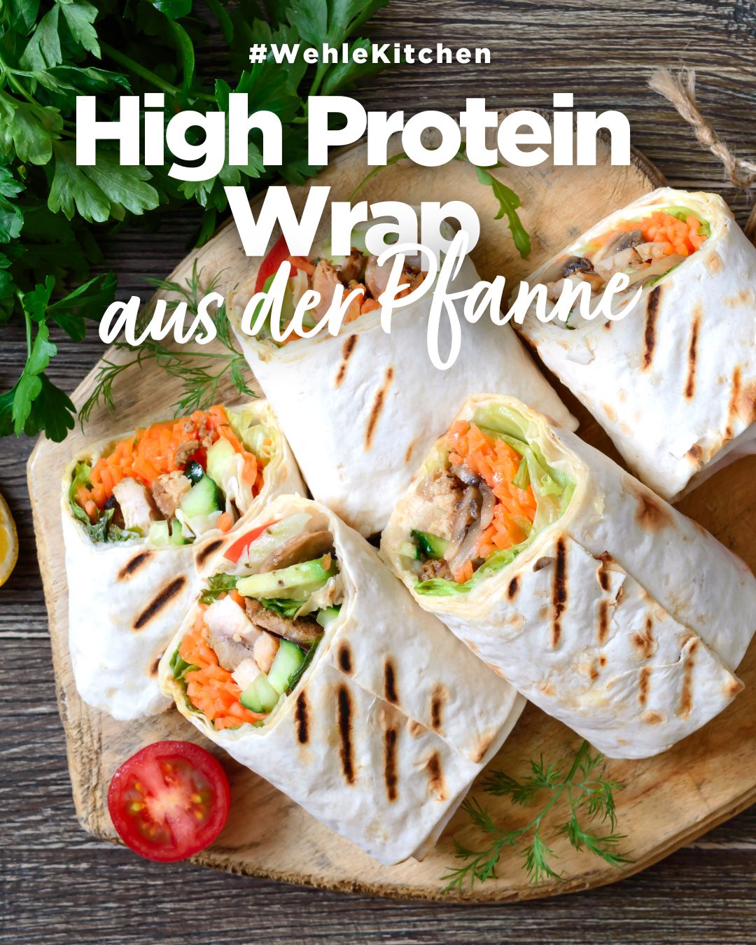 Schneller High Protein Wrap aus der Pfanne: Ein gesundes und leckeres Rezep