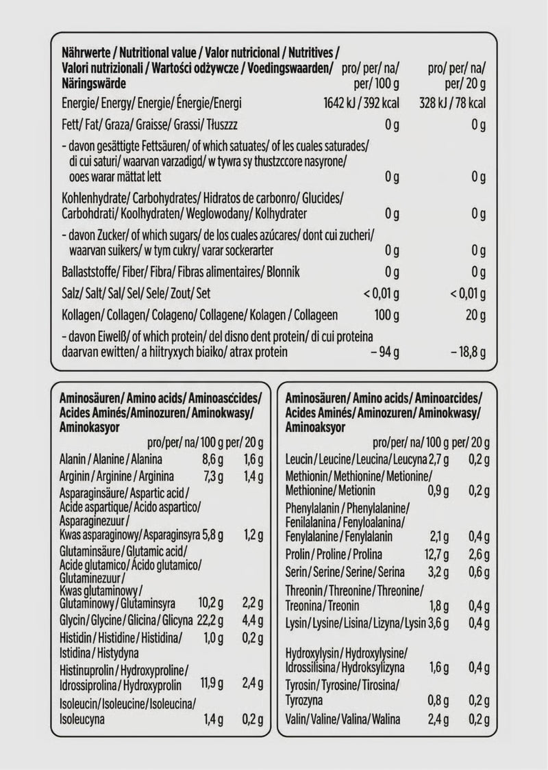 Nährwertangaben