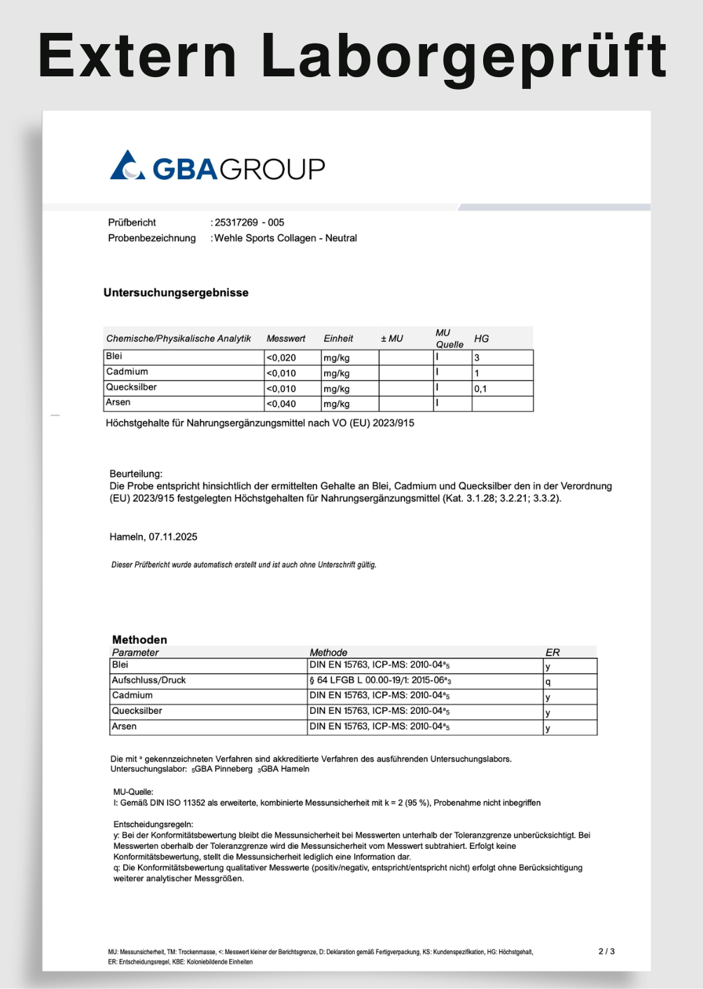 Wehle Collagen Matrix 360°