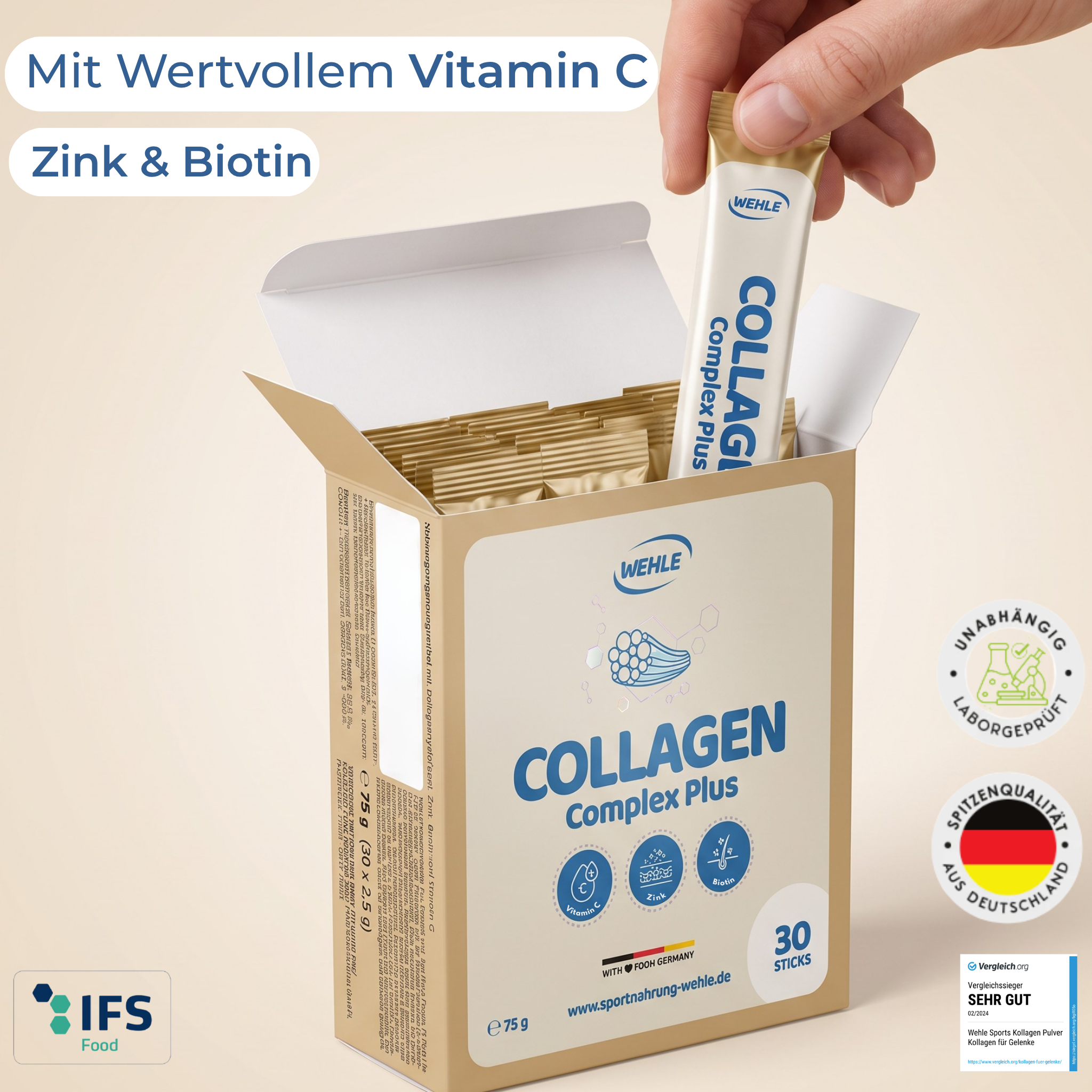 Collagen Plus 30 Sticks Vorbestellung - Auslieferung 02.09.26