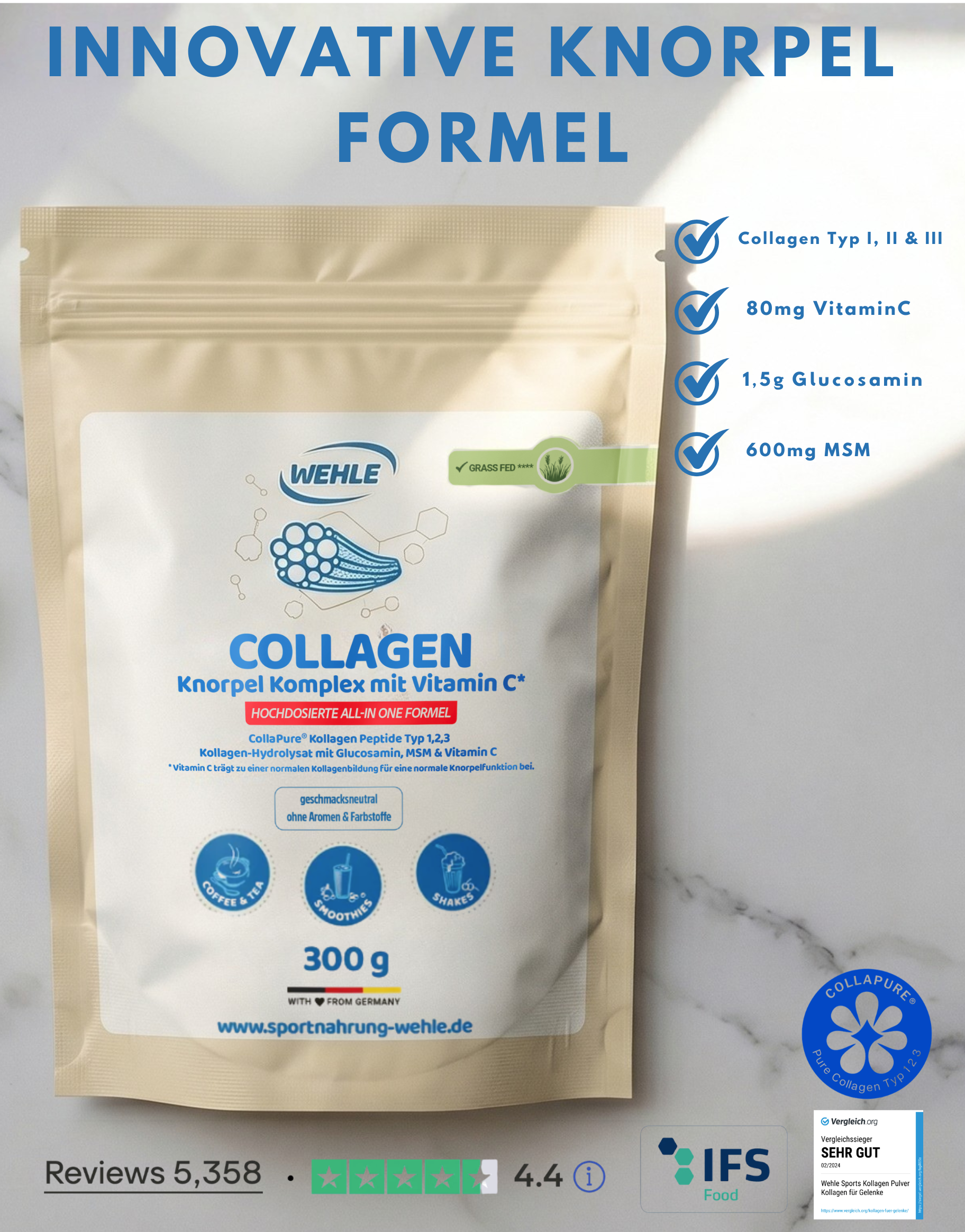 Collagen Knorpel Komplex - Forte - NEUHEIT