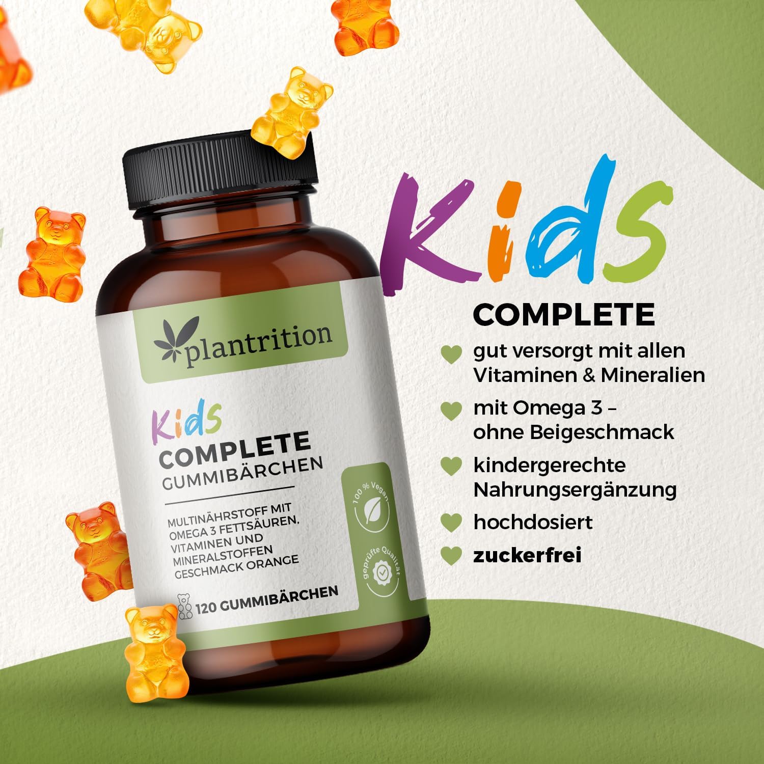 plantrition Kids Complete Multinährstoff Multivitamine