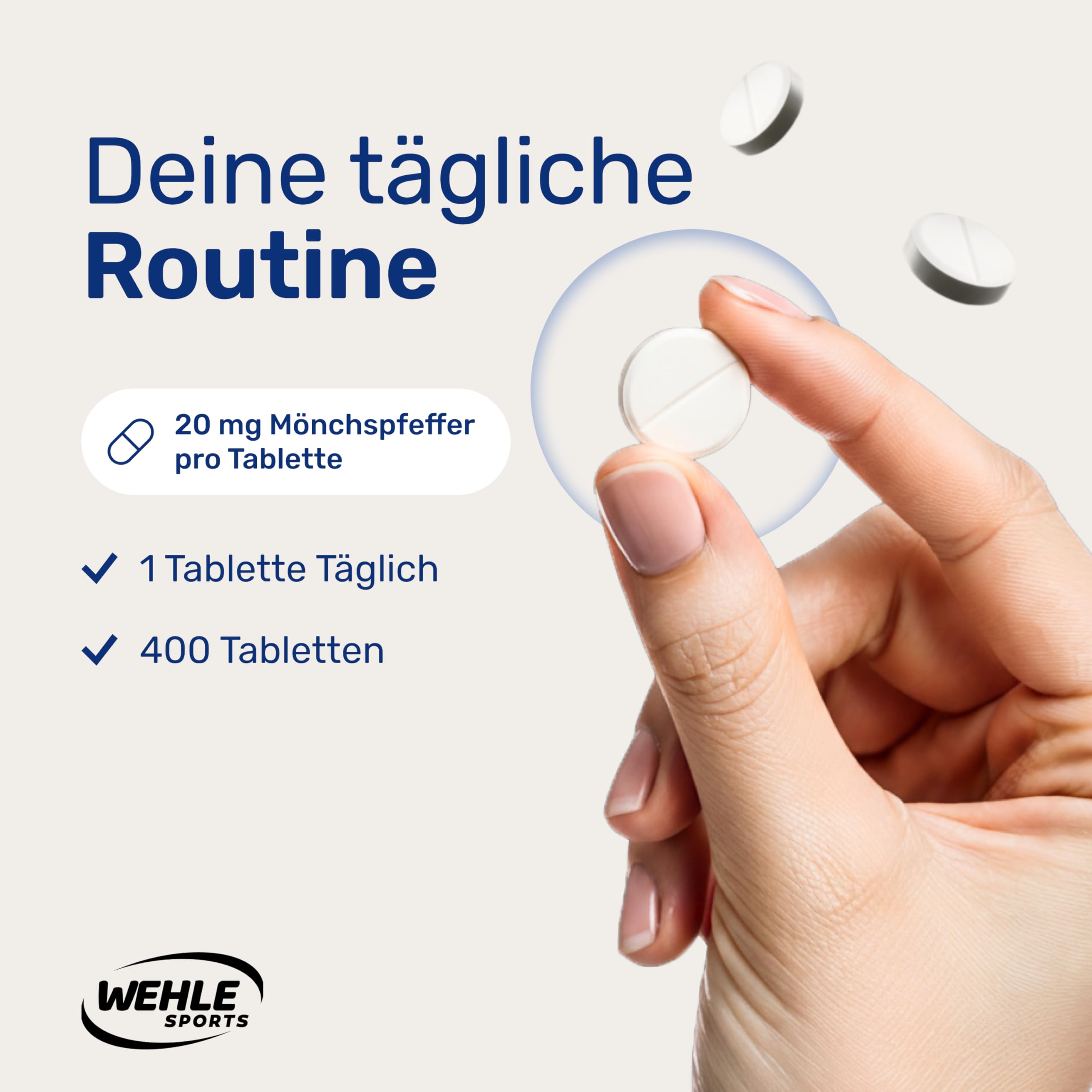 Mönchspfeffer hochdosiert - 400 Tabletten - 20mg pro Tablette - 10:1 Extrakt aus Bild 3
