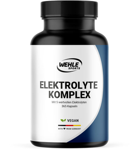 Elektrolyte Komplex - 365 Kapseln - mit Chlorid, Kalium, Calcium, Magnesium & Natrium - 920mg pro Ka