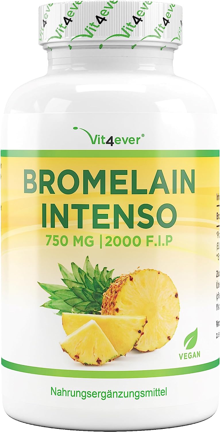 Vit4ever Bromelain Intenso 750 mg (2000 F.I.P) - 120 Kapseln