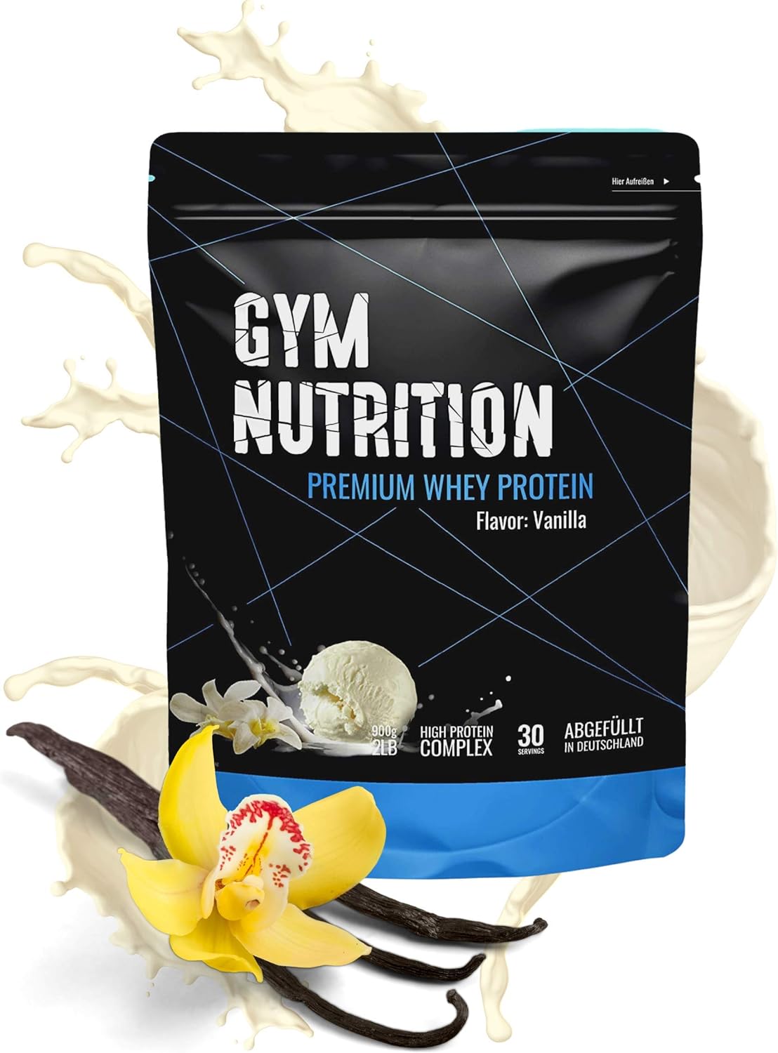 MHD Ware! Gym Nutrition Premium Whey Protein - 900g Beutel